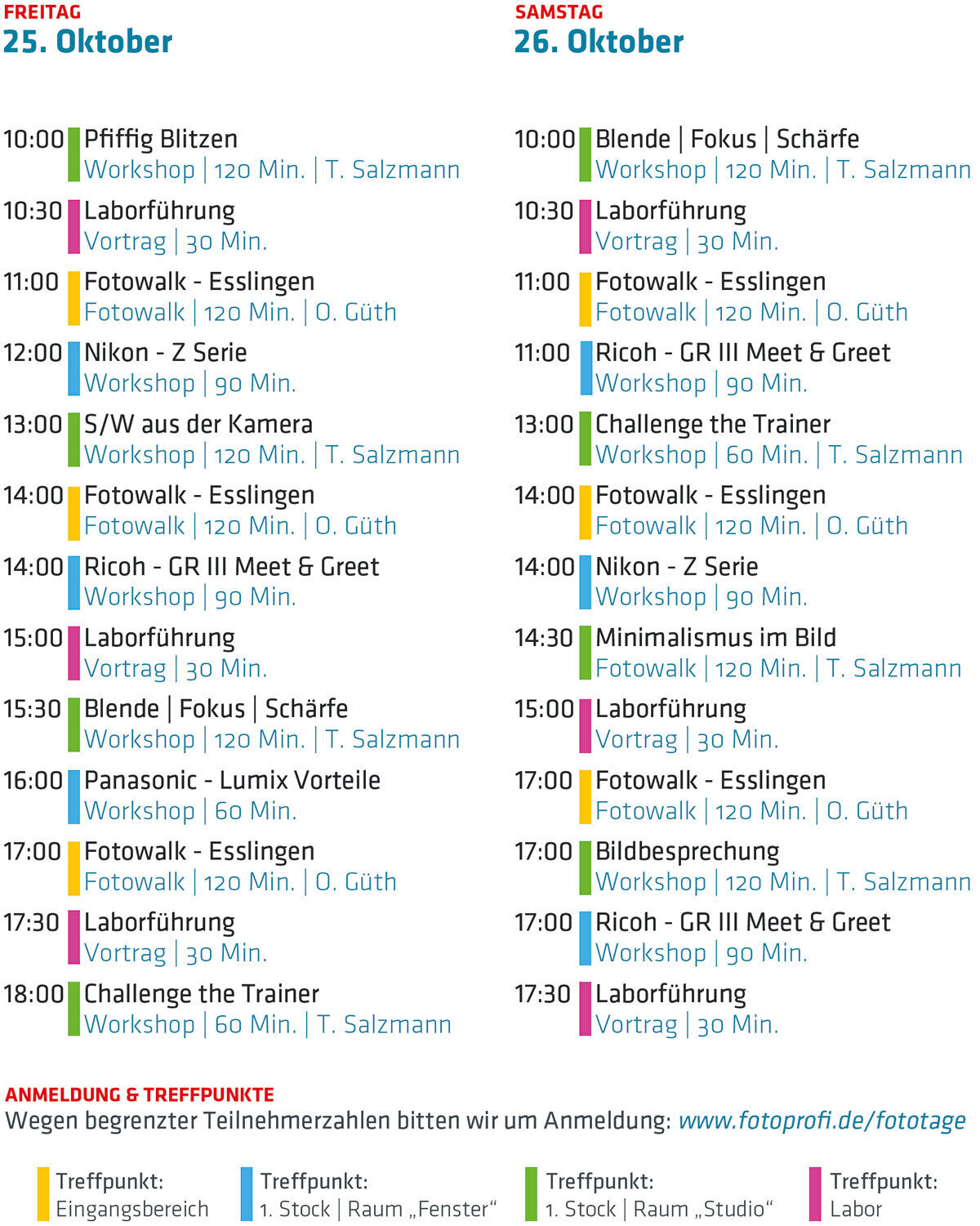 komplettes Workshop-Programm